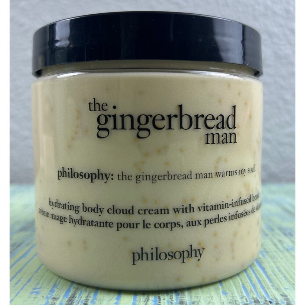 Philosophy THE GINGERBREAD MAN Hydrating Body Cloud Cream 16oz JUMBO NEW
